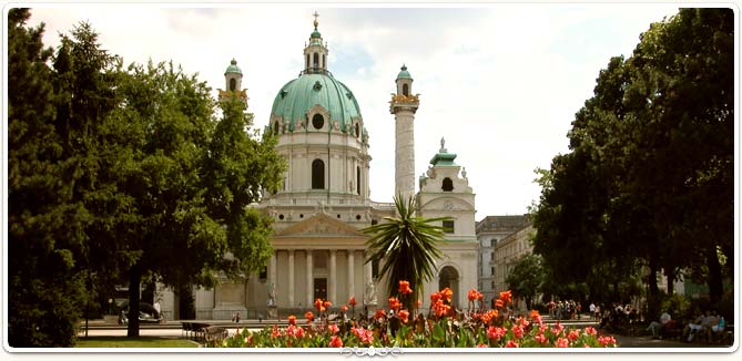 Karlskirche Wien Hauptportal
