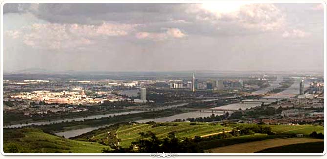 Ausblick vom Kahlenberg auf Wien; Fotograf: Clemens Pfeiffer, 1190 Wien