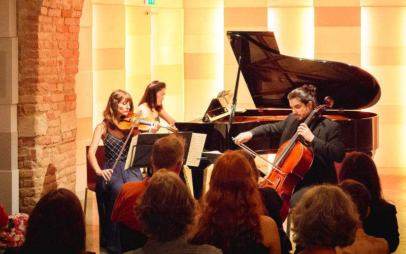 Picture: Boesendorfer Hall at the Mozarthaus Vienna