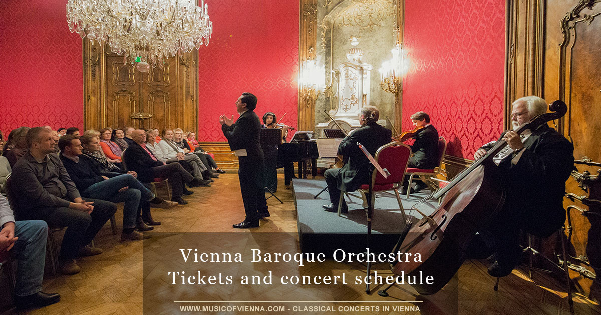 Tickets and concert schedule Vienna Baroque Orchestra concerts