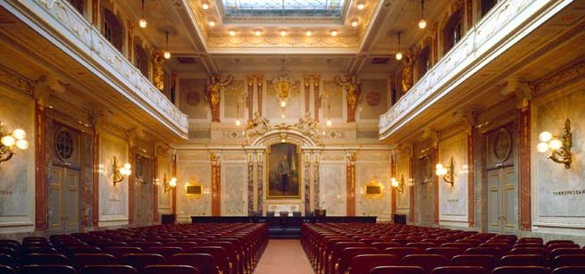 Large fest hall at the Haus der Industrie