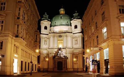 Peterskirche Wien Eingang