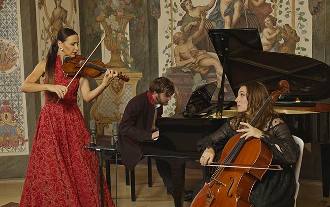 Mozart Ensemble Piano Trio at the Sala Terrena