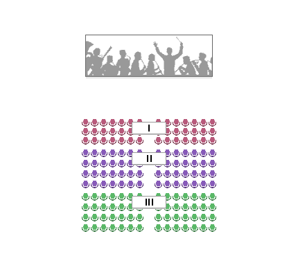 Sitzplan (symbolisch)
